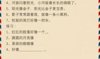 很什么也很什么造句一年级